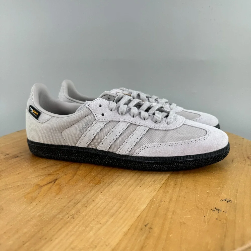 Adidas Samba OG Mens Size 10 Shoes Cordura Pack Clear Granite Grey Sneakers NEW